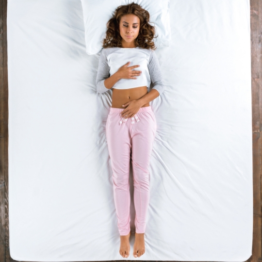 La position de dormir sur le dos