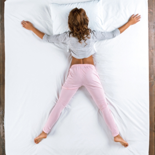 La position de dormir sur le ventre