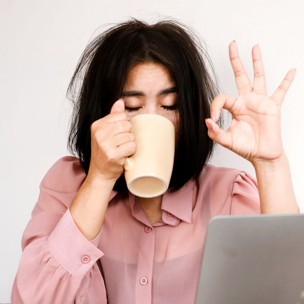 Avoir du mal à dormir à cause du café